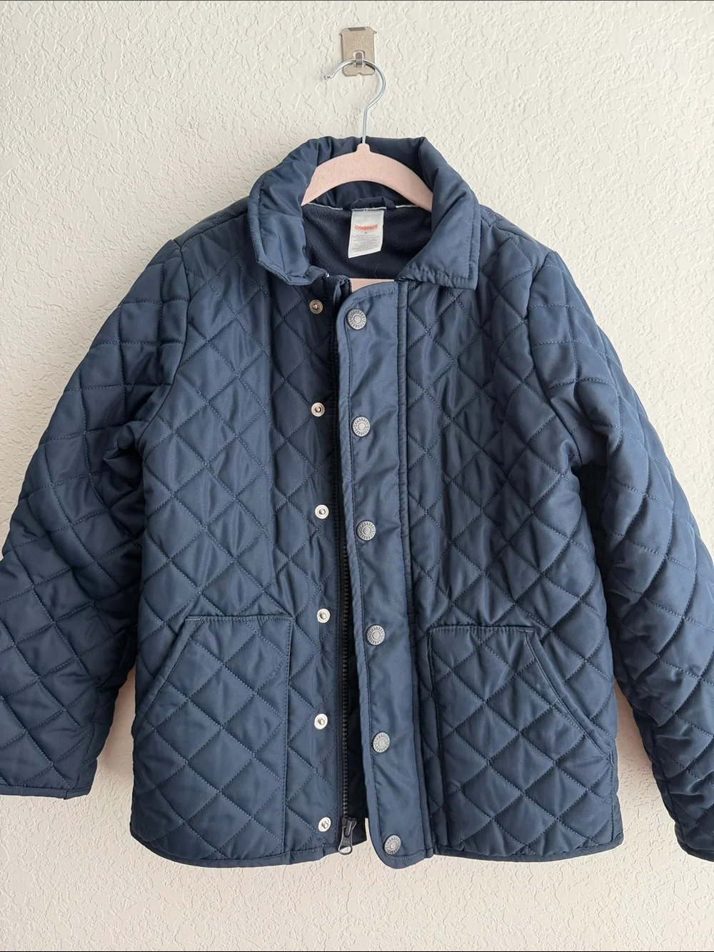 Gymboree Quilted Navy Puffer Jacket